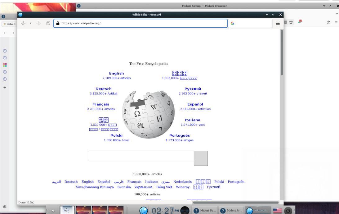 AuziX NetSurf checkpoint